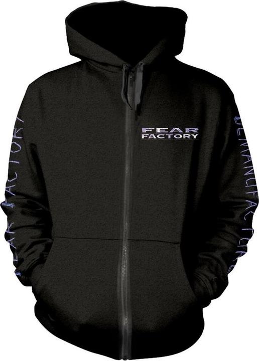 Demanufacture Hoodie mit durchgehendem Reissverschluss Tasche