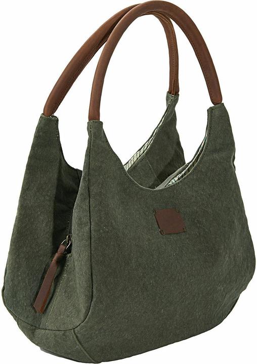 Loberon Tasche Lucie grün/braun