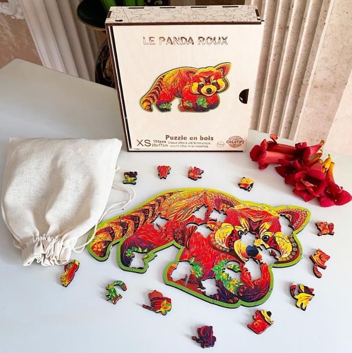 Image du produit Creatif wood PZ BOIS - LE PANDA ROUX - 104PCS - XS (104 pièces)