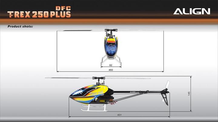 Actual product image Align T-REX 250 PLUS DFC Super Combo RTF