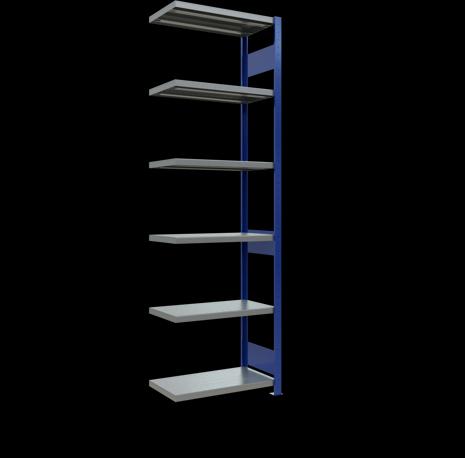 Stecksystem Anbauregal MULTIplus250 mit Längenriegel