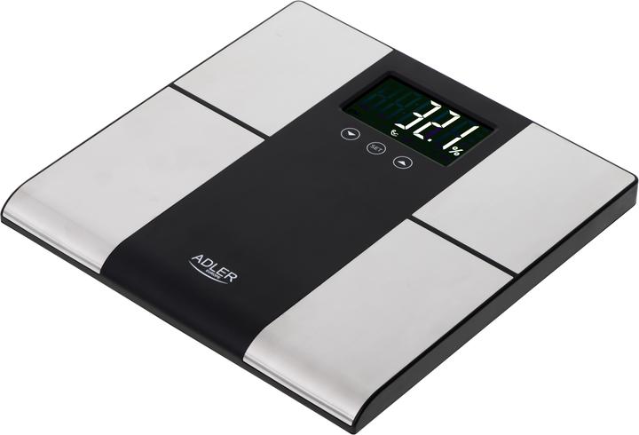 Produktbild Adler AD 8165 Personenwaage Rechteck, Elektronische Personenwaage (225 kg)