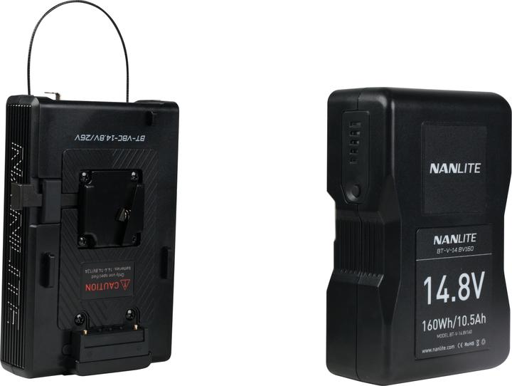 Immagine prodotto Nanlite Convertitore di batterie V-Mount (da 14,8V a 26V) (Caricabatterie per fotocamere)