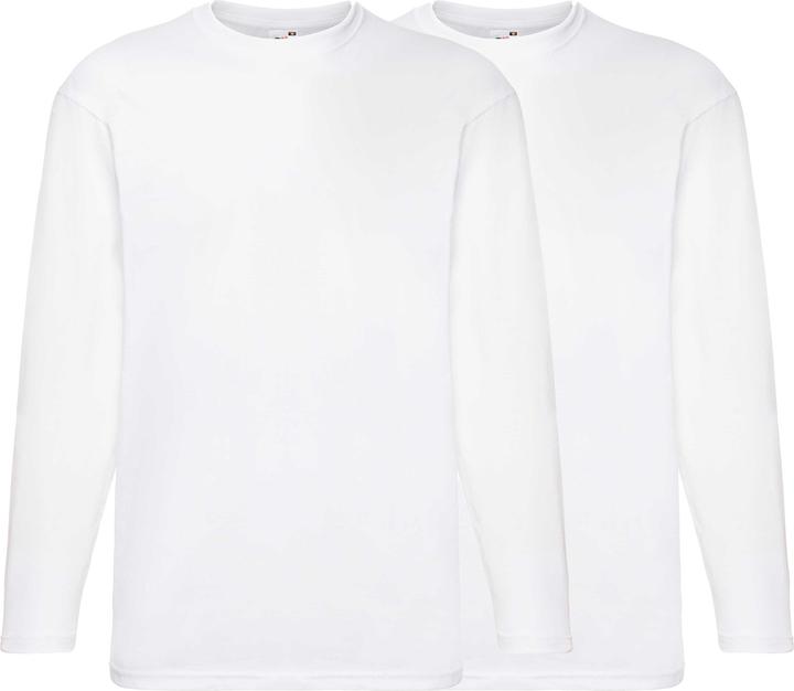 Produktbild Fruit of the Loom Herren-Langarmshirt 2er-Pack (S)
