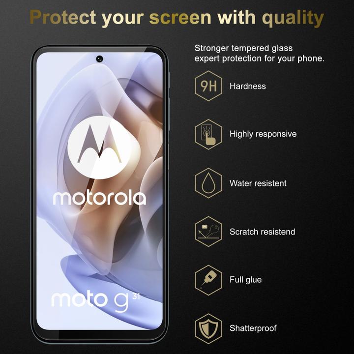 Produktbild Cadorabo Tempered Schutzglas (1 Stück, Motorola Moto G41, Motorola Moto G31)
