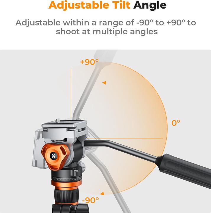 Produktbild K&F Concept FH-03 hydraulic Head with Handle
