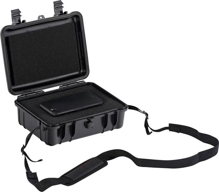 Actual product image Allit Universal foam case, 2.1 l, external LxWxH 225 x 180 x 85 mm, black.