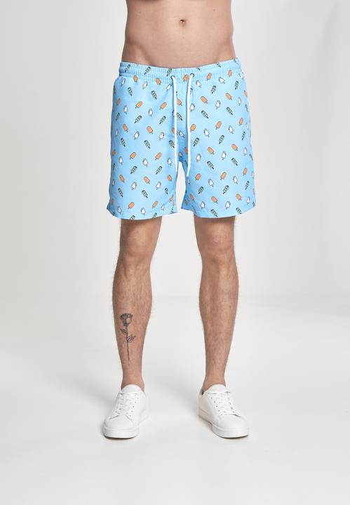 Actual product image Urban Classics Pattern Swim Shorts (XL)