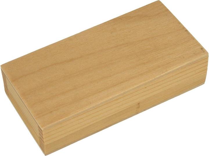Actual product image Herbertz Genuine Arkansas stone, 10 x 4 cm, in wooden box