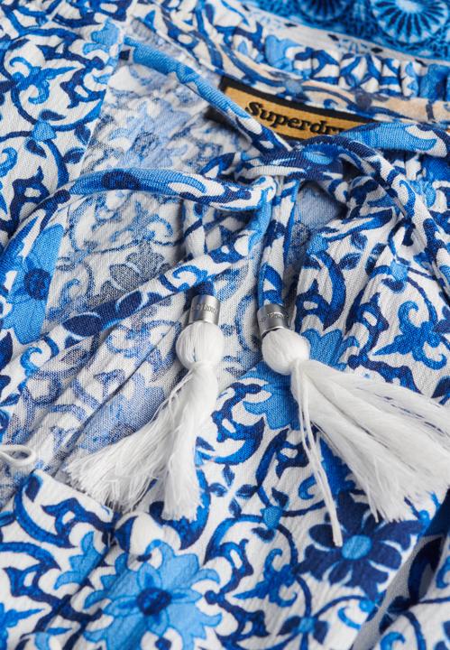 Produktbild Superdry Langärmeliges Midikleid mit Print (10)