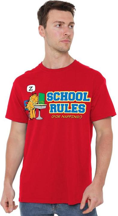 Immagine prodotto Garfield School Rules Maglietta Uomo (4XL)