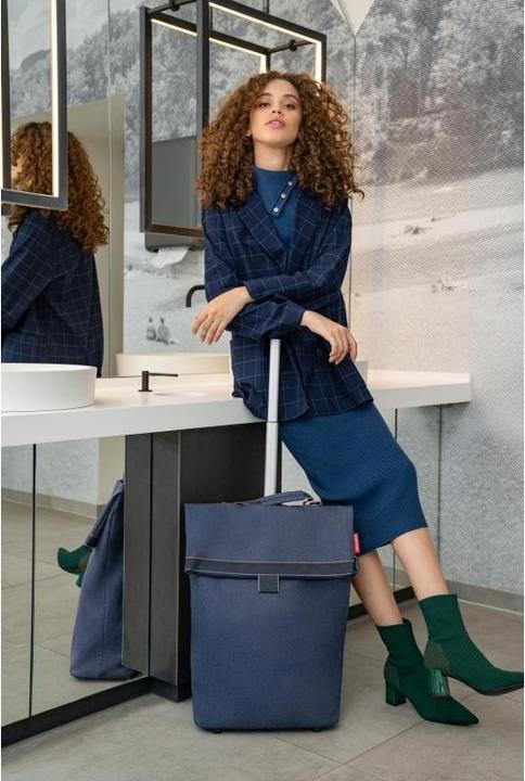 Image du produit reisenthel Chariot de courses M Herringbone Dark Blue