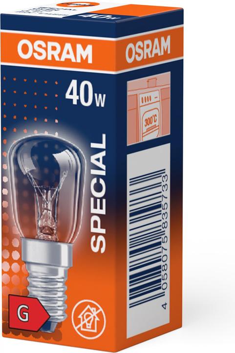 Produktbild Osram Oven (E14, 40 W, 300 lm, 1 x, G)