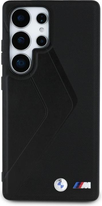 Immagine prodotto BMW Leather Oversized Stripes MagSafe case for Samsung Galaxy S25 Ultra - black (Samsung Galaxy S25 Ultra)
