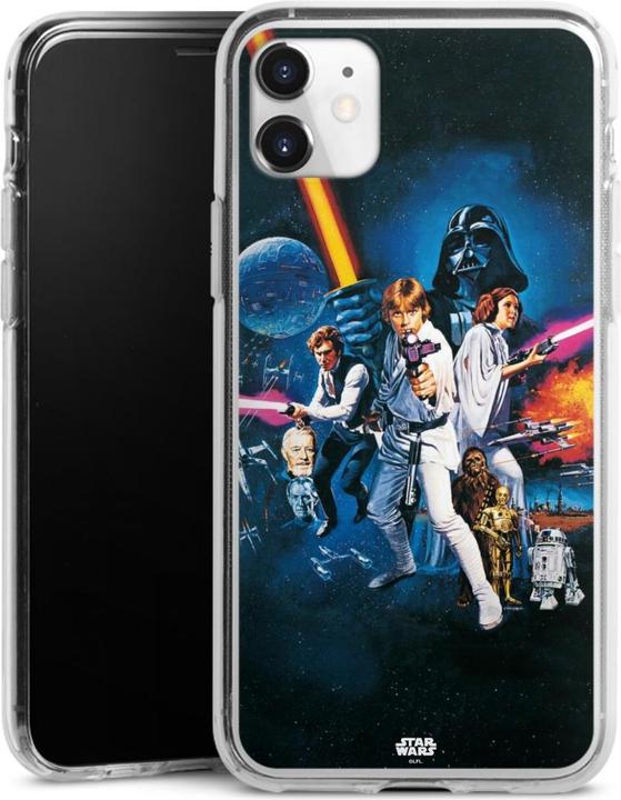 Produktbild DeinDesign Silikon Hülle für Apple iPhone 11 Handyhülle Case Smartphone Schutzhülle Star Wars Episode IV (Apple iPhone 11)