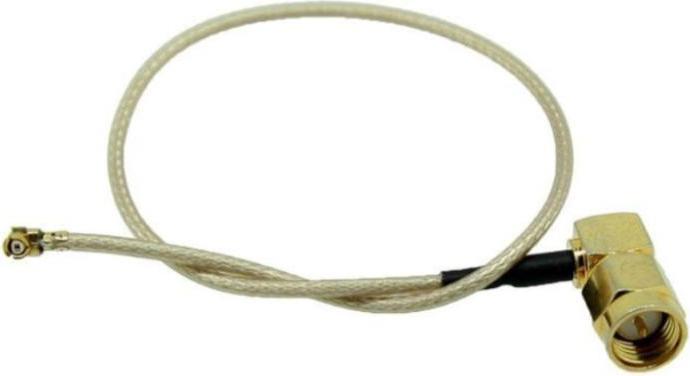 Produktbild Varia 4x Pigtail SMA-Winkelstecker zu U.FL-Stecker, 25 cm (Antennenkabel)