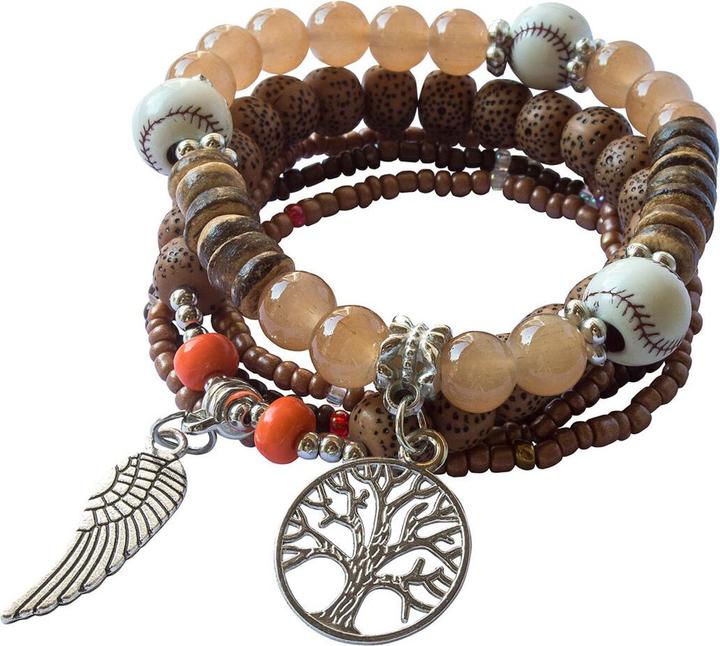 Saraswati Armband Baum.Lebens.Engel.braun.AL45