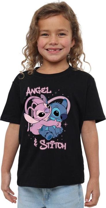 Immagine prodotto Lilo & Stitch Maglietta Punto e Angelo Aerografo Bambini (128)