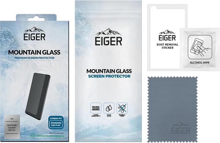 Produktbild Eiger Mountain Glass Clear (1 Stück, Samsung Galaxy A33 5G)