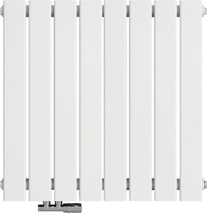 Produktbild Emke Heizkörper, Flachheizkörper mit Zentralanschluss, Weiss 63x61cm 450W Einlagig (450 W)