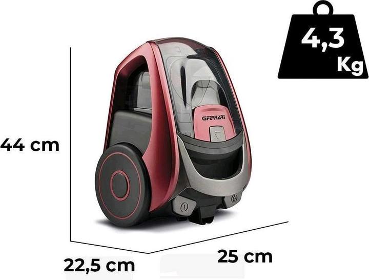 Image du produit G3 Ferrari Pulisco Aspirateur cyclonique sans sac 700 W