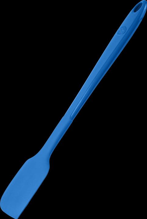 Produktbild Kochblume Design Teigschaber M blau