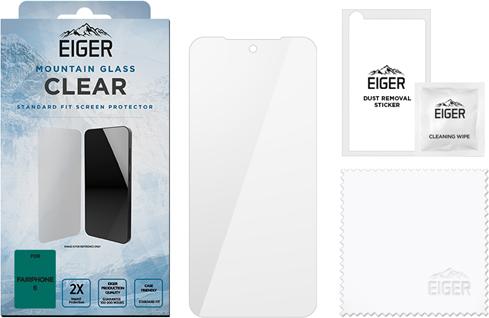 Produktbild Eiger Display-Glas Standard Fit Mountain Glass Clear (1 Stück, Fairphone (Gen. 6))