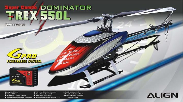 Produktbild Align T-REX 550L Dominator Super Combo
