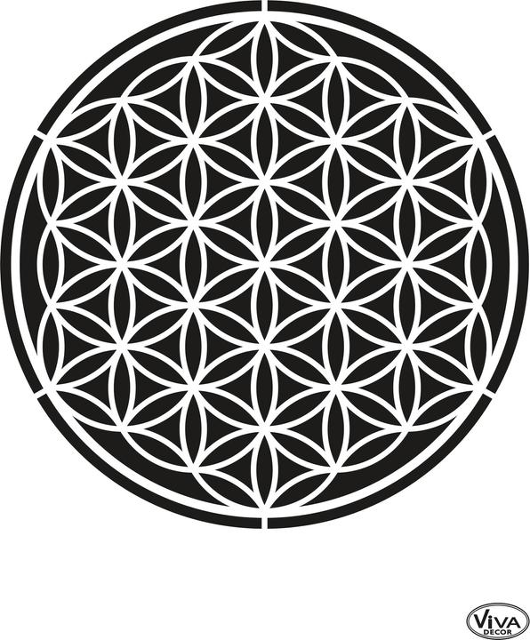 Produktbild Viva Decor Schablone "Blume des Lebens", DIN A4