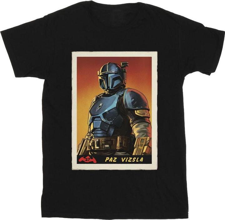 Star Wars The Mandalorian Paz Vizla Card TShirt Jungen