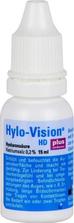 Produktbild OmniVision Hylo-Vision HD plus Augentropfen, 15 ml Lösung (15 ml, Hylo-Vision HD plus Augentropfen, 15 ml Lösung)