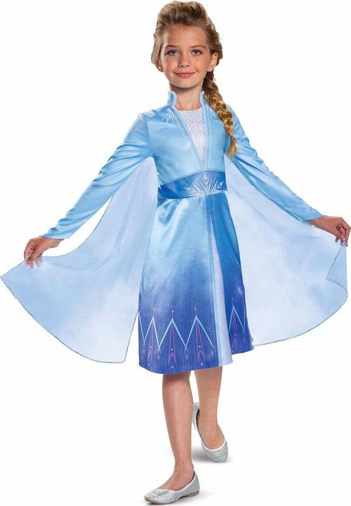 Disguise Classic Costume - Elsa Traveling Dress (116 cm) (129979L) (116, 122)