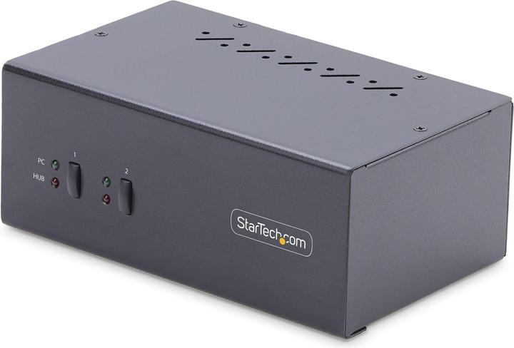 StarTech COM 2-Port KVM Switch Dual Monitor DisplayPort 4K 60Hz 2x USB 3.0 2x USB 2.0 Hotkey/Druckta