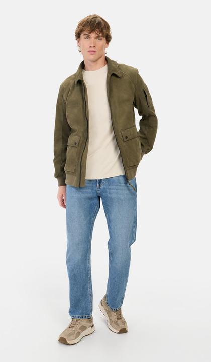 Produktbild Camel Active Leder Blouson mit Hemdkragen (50)