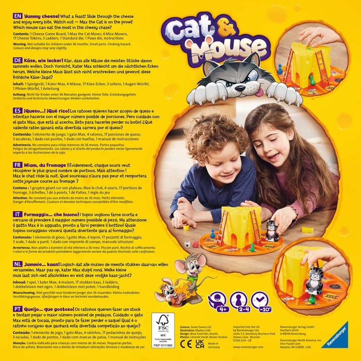 Produktbild Ravensburger Cat & Mouse Game (Deutsch, Französisch, Italienisch, Englisch)