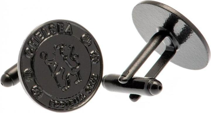 Actual product image Chelsea FC Ion-coated cufflinks (100% synthetic material)