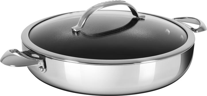 Actual product image Scanpan HaptIQ sauteerpan met glasdeksel 32 cm (32 cm, Stainless steel)