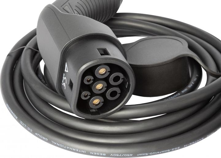 Image du produit Deltaco Câble de recharge EV (CEE 7/7, 3.60 kW, 16 A, 5 m)