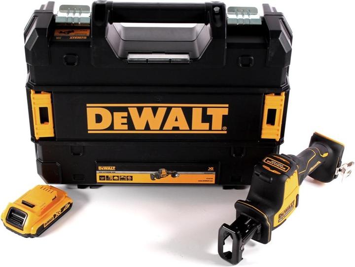 Image du produit DeWalt DCS 369 NT Scie sabre sans fil 18 V + 1x batterie 2,0 Ah + TSTAK - sans chargeur