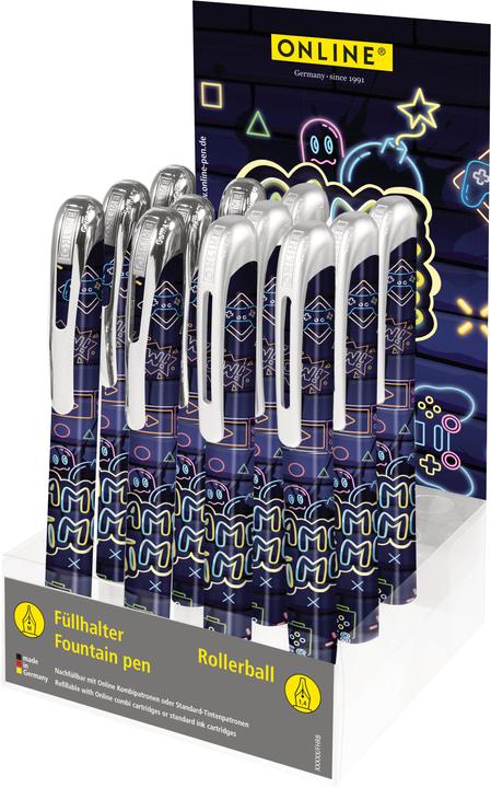 Immagine prodotto Online COLLEGE - Stilografica e roller (Multicolore, 12 x)