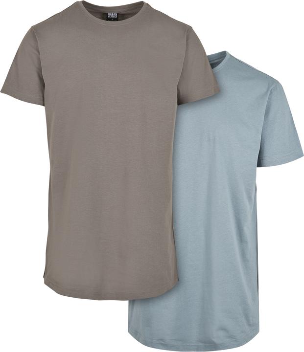 Urban Classics Pre-Pack Shaped Long Tee 2-Pack (S)