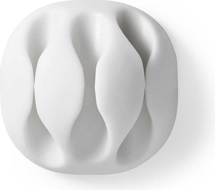 Produktbild Nedis Kabelmanagement Kabelclip Gesperrt 4 Stück max. Kabeldicke: 5 mm Silikon 35 mm Weiss