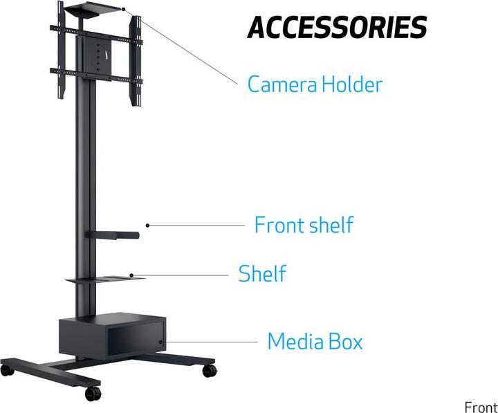 Actual product image Multibrackets 210 HD Single (80", 60 kg)