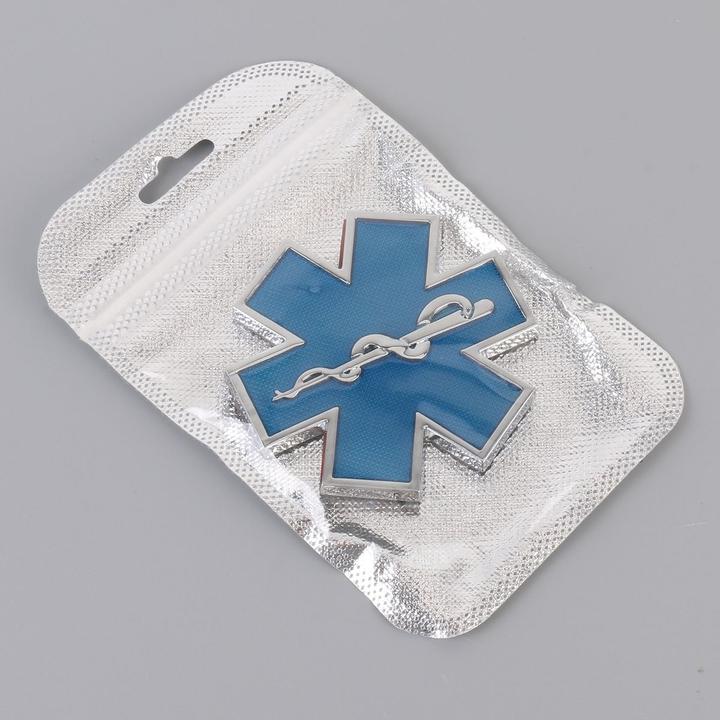 König Design 3D ABS chrome star doctor all-wheel off-road sticker emblem logo lettering