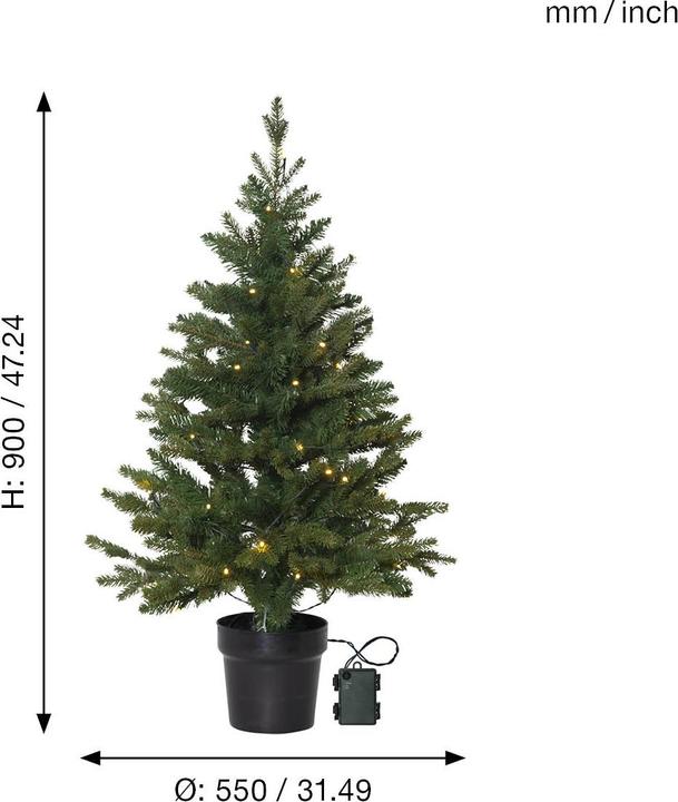 Actual product image Star Trading LED Christmas tree (90 cm)