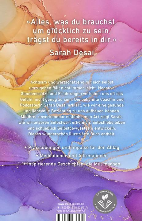 Actual product image Du bist mehr als genug (German, Sarah Desai, 2022)