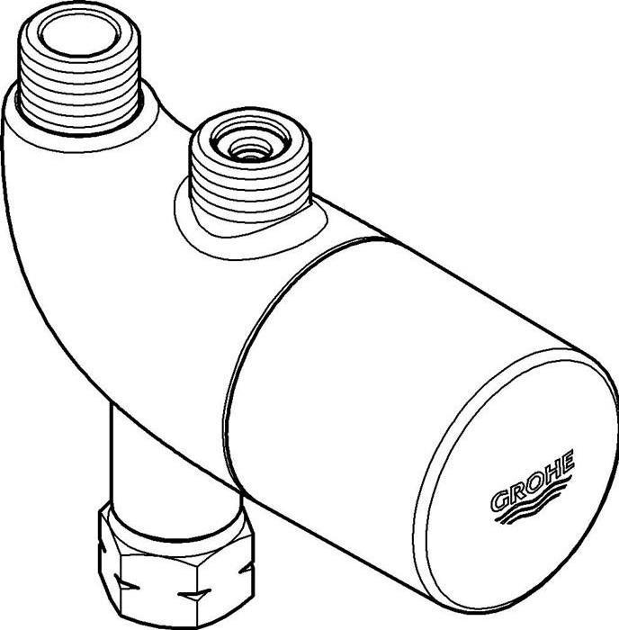 Actual product image Grohe Grohtherm Micro Undercounter Thermostat