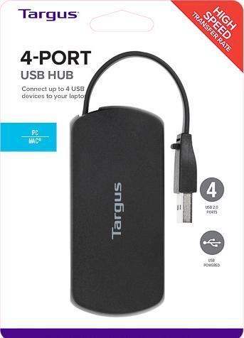 Produktbild Targus Ach114eu (USB-A, 4 Ports)