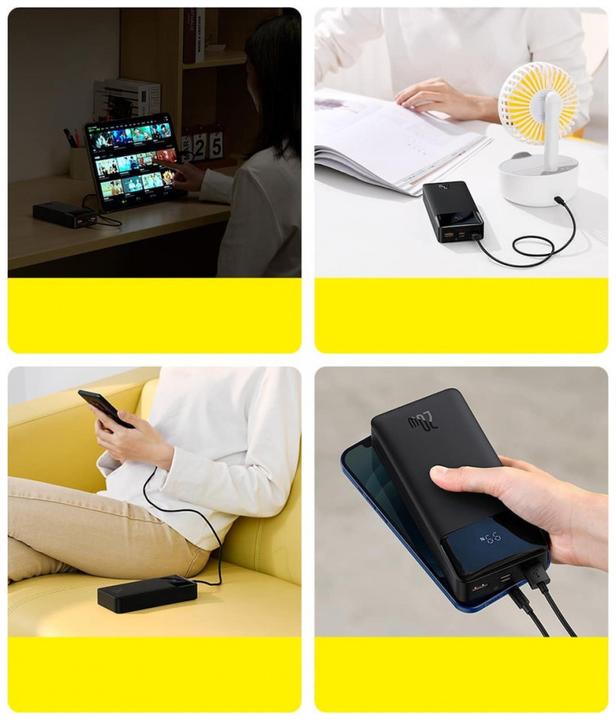 Actual product image Baseus Bipow (10000 mAh, 20 W, 37 Wh)