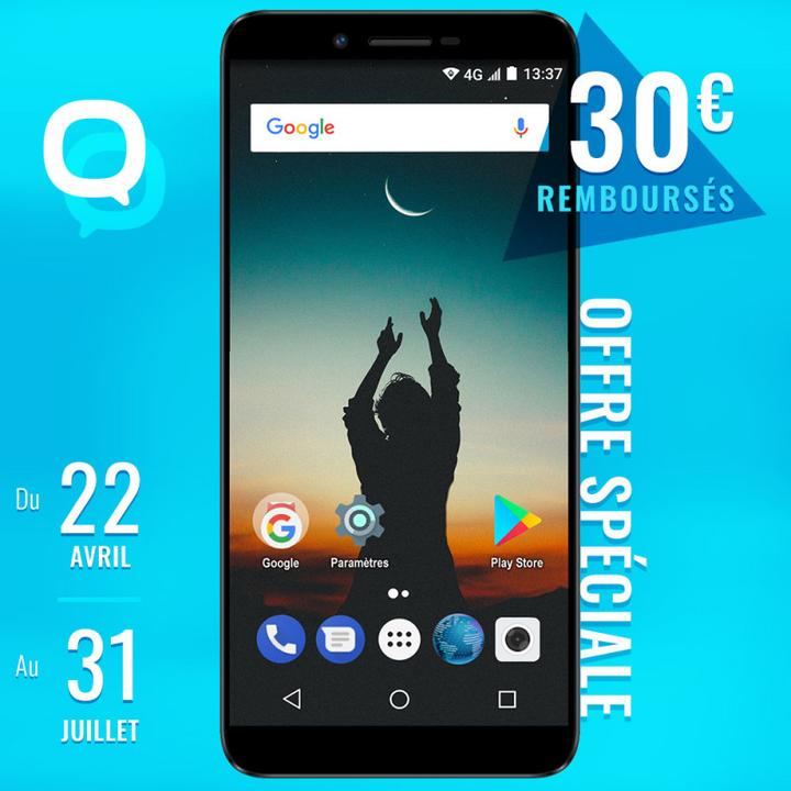 Produktbild Konrow Sky - Android 7.0 - 4G - Bildschirm 5.5" - Dual Sim - 16GB, 2GB RAM - Schwarz (16 GB, Schwarz, 5.50", Dual SIM, 4G)